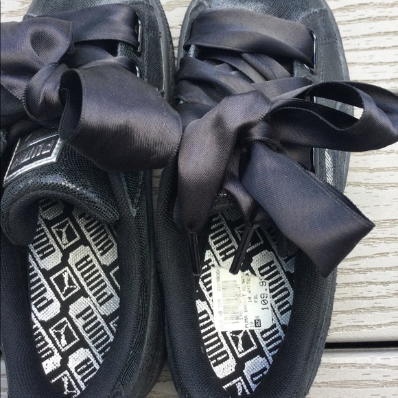 NEW PUMA Basket Heart Night Sky Shoes - Picture 5 of 6